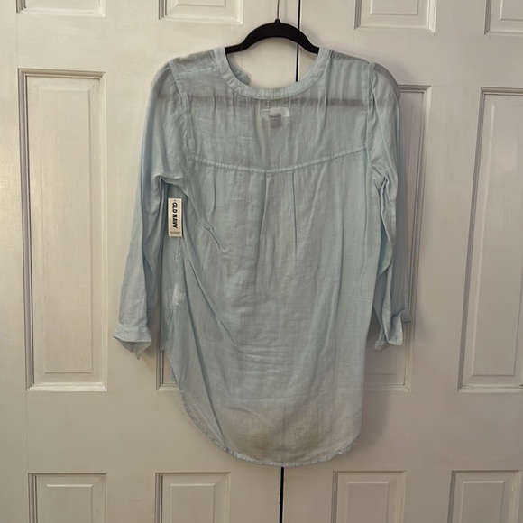 Old Navy light blue sheer tunic - Picture 3 of 3